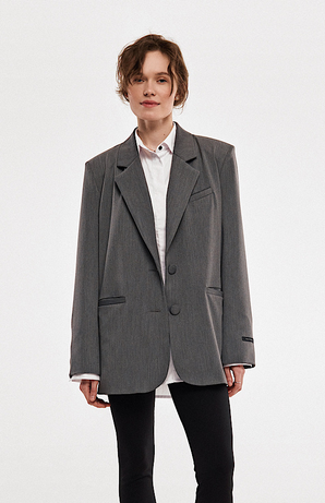 Classic gray jacket for women byMe