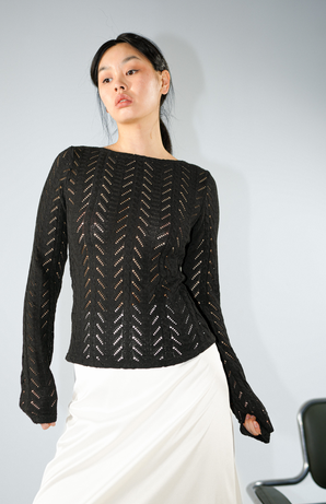 Лонгслів Lace Black byMe