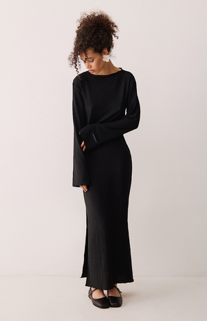 Фактурна сукня чорного кольору byMe