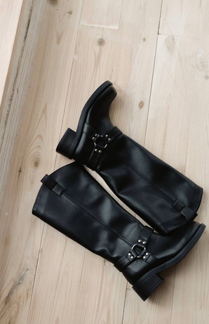 Байкерські чоботи утеплені байкою byMe