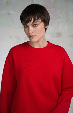 NoGarden Red Sweatshirt byMe