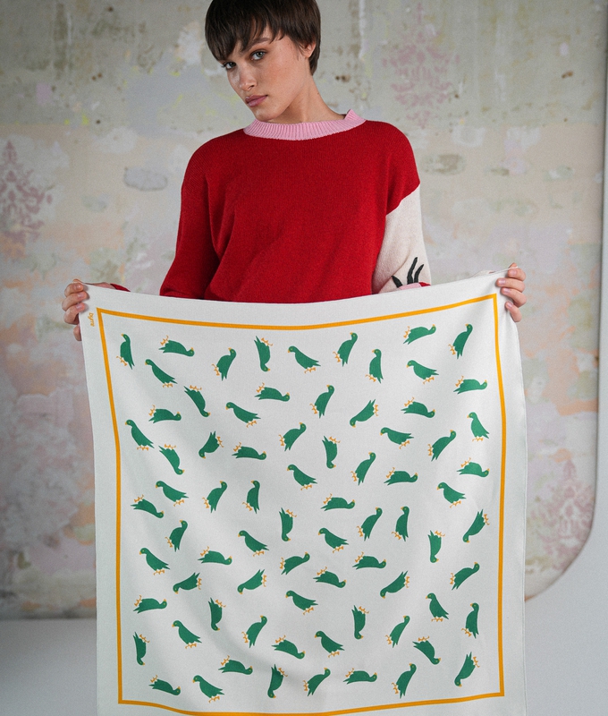 Handkerchief "The Stone Host" byMe