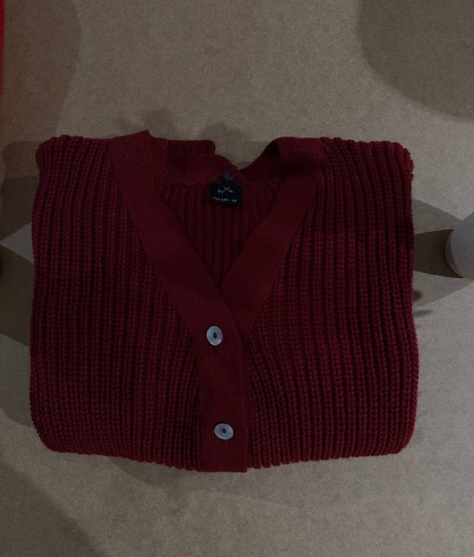 Кардиган Bordo бордовий 100% акрил 2-26-kr-br L-XL(р) byMe