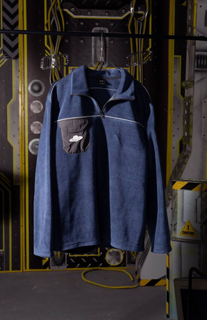 Флісова кофта Blue синій 100% поліестер 2-25-ks-kv-bl L-XL(р) byMe