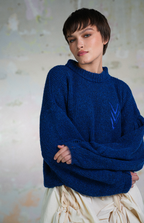 Catacomb blue sweater byMe