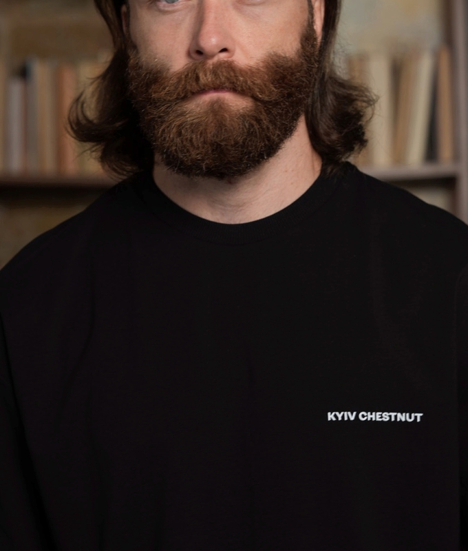 Футболка Chestnut чорна чоловіча byMe