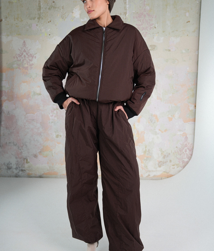 Signature Choco Bomber Jacket byMe