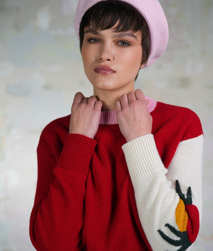 Nuve Pink beret byMe