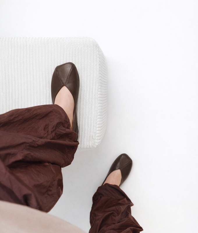 Балетки Brown коричневий штучна шкіра зовні і всередині. 1-26-bl-brw 41(р) byMe