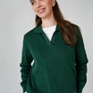 Green Knitted Polo byMe