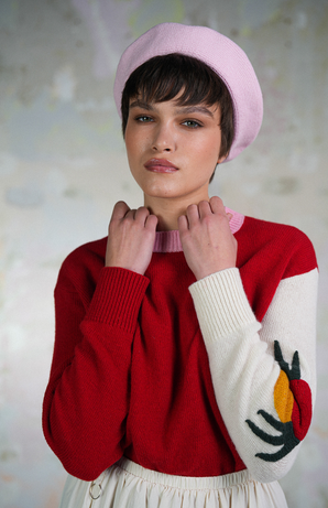 Nuve Pink beret byMe