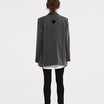 Класичний сірий піджак для жінок