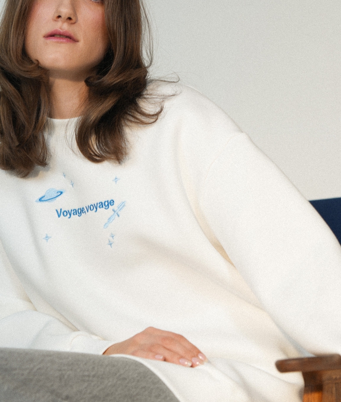 Світшот Voyage, Voyage Milk молочний 70% бавовна, 30% поліестр 2-25-sv-vg L-XL(р) byMe