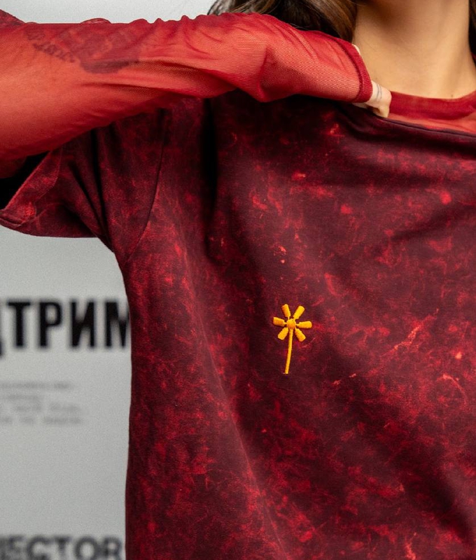 Футболка жіноча червона виварка byMe