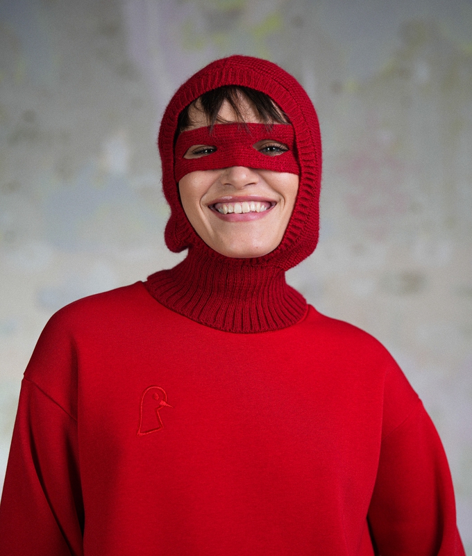 Donna Sol Red Balaclava byMe