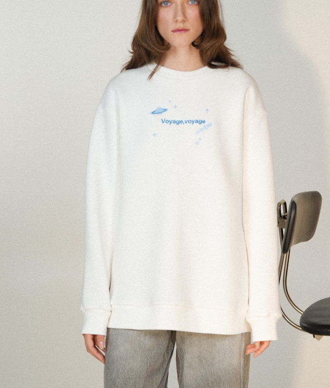 Світшот Voyage, Voyage Milk молочний 70% бавовна, 30% поліестр 2-25-sv-vg L-XL(р) byMe