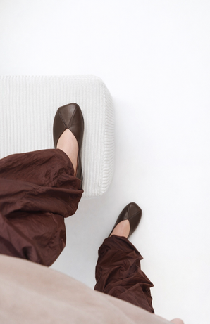 Балетки Brown коричневий штучна шкіра зовні і всередині. 1-26-bl-brw 41(р) byMe