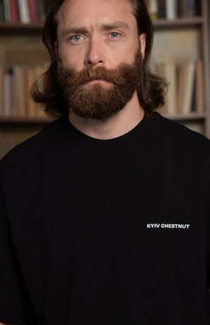 Футболка Chestnut чорна чоловіча byMe
