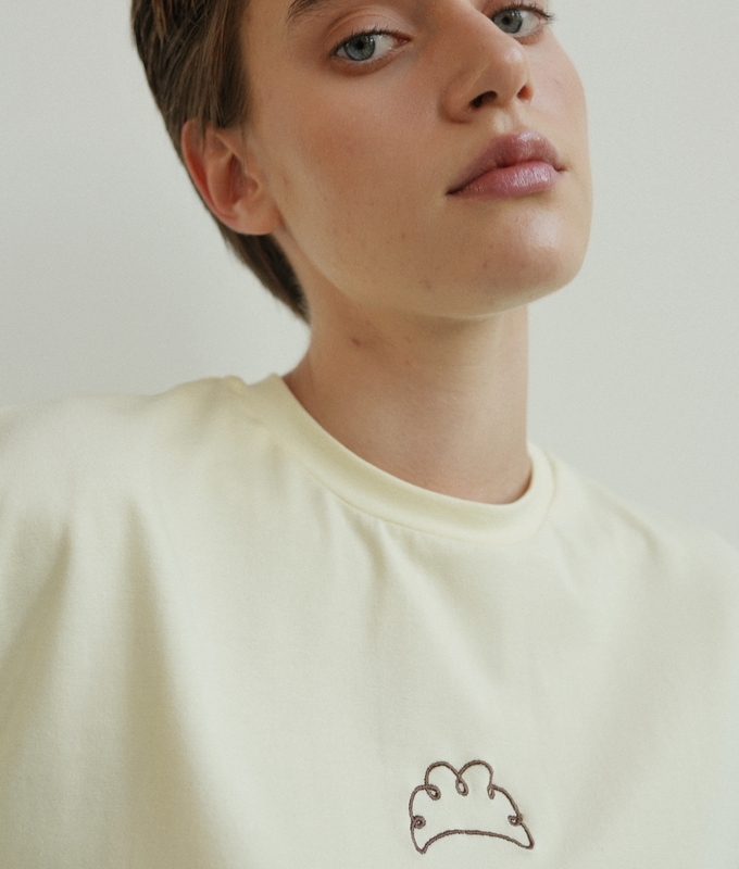 Футболка Butter вершковий 95% бавовна, 5% еластан 1-25-m-ts-wr L-XL(р) byMe