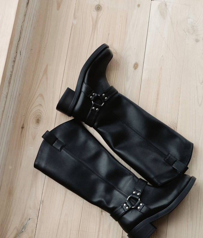 Байкерські чоботи утеплені байкою byMe