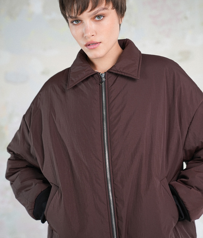 Signature Choco Bomber Jacket byMe