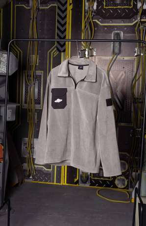 Флісова кофта Gray сірий 100% поліестер 2-25-ks-kv-gr L-XL(р) byMe