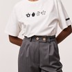 Жіноча футболка з принтом "Глечики"