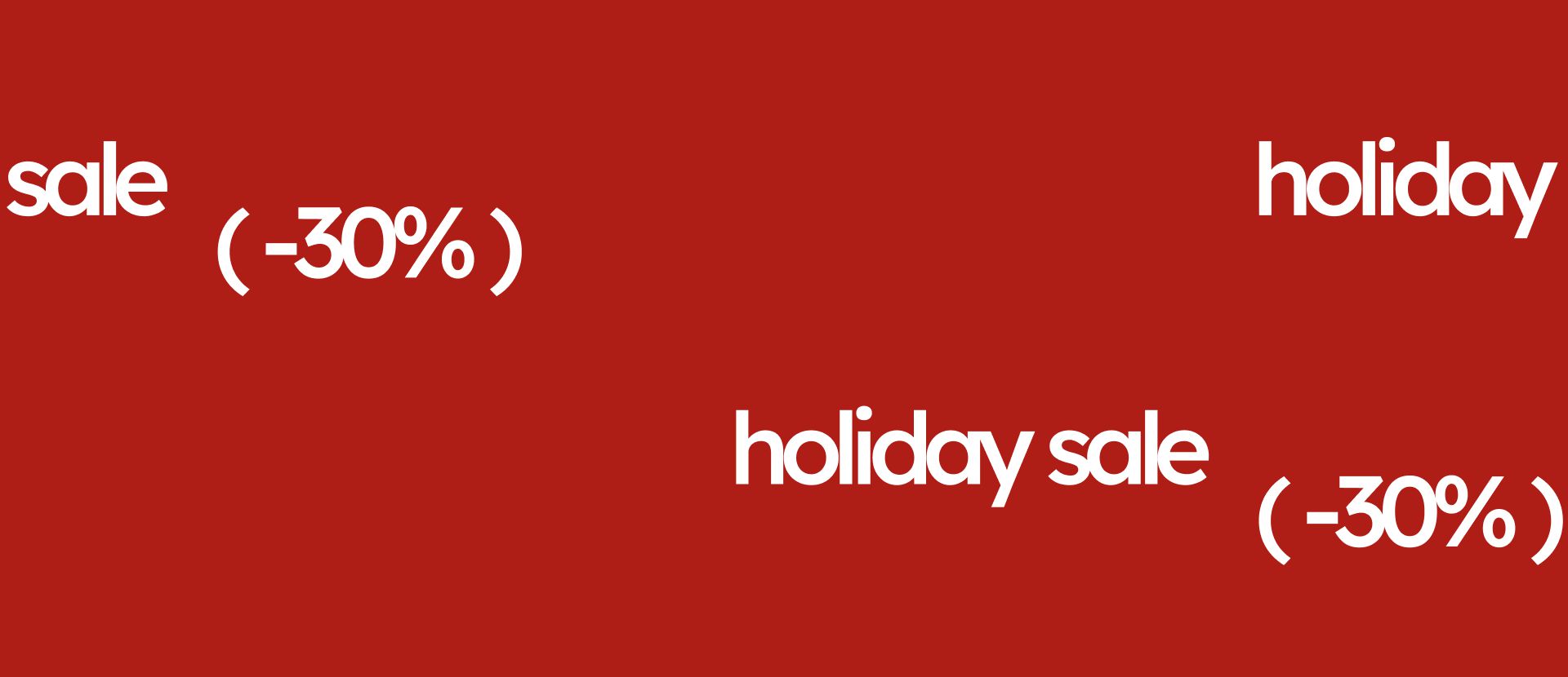 Holiday sales