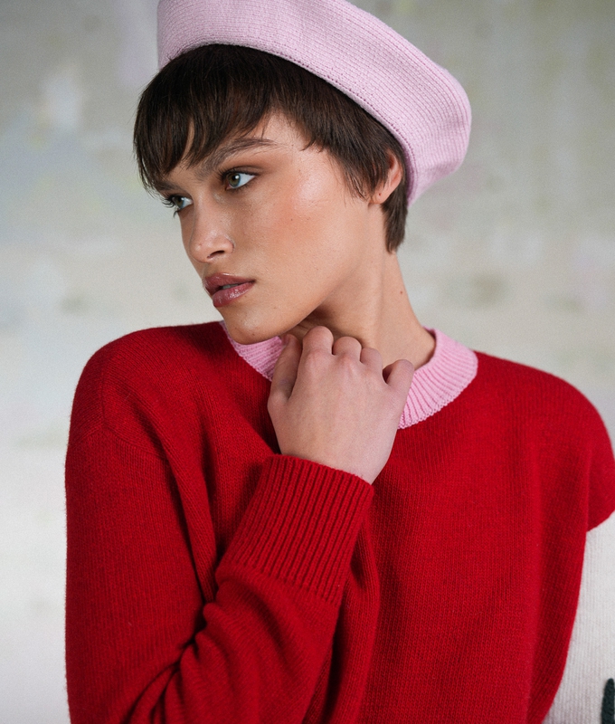 Nuve Pink beret byMe